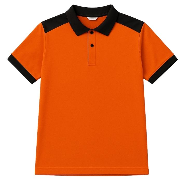 Polo Yaka Şehir Stili T-Shirt